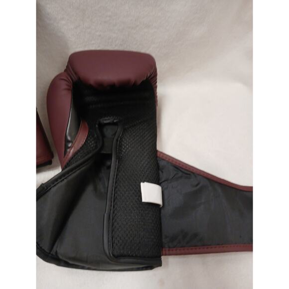 Everlast Elite Pro Hook and Loop 2 Boxing Gloves Purple Maroon 12 oz. Secure Fit - Picture 7 of 13